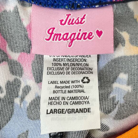 Just Imagine Animal Print Leotard Multi Color Size Large (12/14) - Picture 3 of 8
